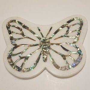 Beautiful quartz and abalone slap